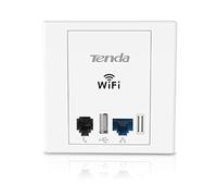 Tenda W6 Energía Sobre Ethernet (PoE) - Punto de Acceso (300 Mbit/s, IEEE 802.11b,IEEE 802.11g,IEEE 802.11n,IEEE 802.3af, 12 Usuario(s), BPSK,DSSS,OFDM,QAM,QPSK, 18 dBmW, FCC/CE / Rohs)