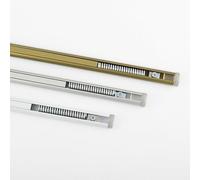 tendaggimania ® Barra Cortina Extensible Varilla Ajustable Cortina Barra Muelle Cortina No taladros - Color: Blanco, Extensión: 56-90 CM