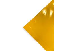 TENDAGGIMANIA Lona Impermeable 100% PVC de Alto gramaje 650 g/m², Ignífuga, Antirrayos UV, Cortavientos, Antidesgarros - Color Amarillo H.250 cm (Venta de Medio Metro Lineal)