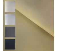 TENDAGGIMANIA ®Tela para tapizar el Techo de Coche - Tejido de Terciopelo con Capa de gomaespuma - Espesor Total: 4/5 mm - Color Beige 185-3 Metros