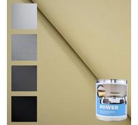 TENDAGGIMANIA Tela para tapizar Techo de Coche Kit con Pegamento para Altas Temperaturas - Modelo Nido d'Ape - Color Beige 1413 - Medida L.2,5 MT X H.1,5 MT - Tela para Techo de Coche Personalizable