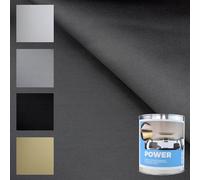 TENDAGGIMANIA Tela para tapizar Techo de Coche Kit con Pegamento para Altas Temperaturas - Modelo Nido d'Ape - Color Plomo 1420 - Medida L.4 MT X H.1,5 MT - Tela para Techo de Coche Personalizable