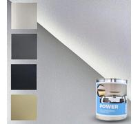 TENDAGGIMANIA Tela para tapizar Techo de Coche Kit con Pegamento para Altas Temperaturas - Modelo Terciopelo - Color Gris 184 - Medida L.2,5 MT X H.1,5 MT - Tela para Techo de Coche