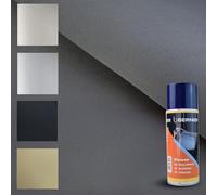 TENDAGGIMANIA Tela para tapizar Techo de Coche Kit + Pegamento Spray - Modelo Terciopelo - Color Plomo 187 - Medida L.2 MT X H.1,5 MT - Tela para Techo de Coche