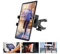 Tendak Soporte para Tablet de Bicicleta de apartamento Ajustable a 360 ° Manillar Gimnasia Micrófono para Correr Soporte para iPad Pro iPad Mini iPad Air, 4,7 a 12,9 Pulgadas Teléfonos Tabletas