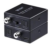 tendak SPDIF óptico TOSLink a coaxial or coaxial a óptico SPDIF Toslink Digital Audio Converter