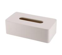 Tendance - Caja de pañuelos de poliresina - Beige