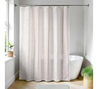 Tendance - Cortina de Ducha de poliéster 180 x 200 cm con Estampado de Hojas - botánico