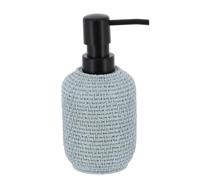 Tendance - Dispensador de jabón de polirresina Adele 250 ml - Azul Claro
