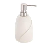 Tendance - Dispensador de jabón de polirresina Oprah 350 ml - Marfil