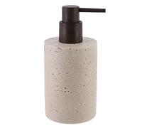 Tendance - Dosificador de jabón de poliresina 320ml Aspecto travertino - Natural