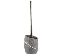 TENDANCE - Escobillero de poliresina, Redondo, Efecto Piedra - Gris