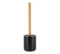 Tendance - Escobillero de poliresina y bambú - Negro