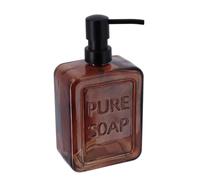 Tendance - Jabón Puro dispensador de jabón de Cristal - 570 ml - ámbar