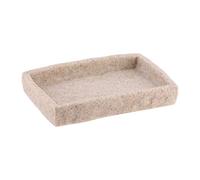 Vaso Jabonera Dispensador de Jabon y Escobillero Efecto Piedra Para Baño Aseo WC Tendance