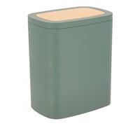Tendance - Papelera abs Caucho + PVC bambú 5l - Caqui