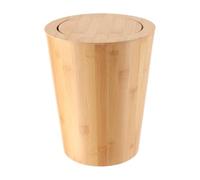 Tendance - Papelera de bambú con Tapa basculante 4,5l - bambú