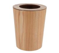 Tendance - Papelera de Madera Efecto Roble 9l - Madera Natural