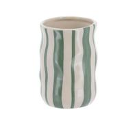 Tendance - Vaso gres Rayas 350 ml - Verde Salvia