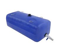 Tenddya Water Storage Bladder 110L, PVC, impermeable, resistente al fuego | Tejido de PVC, acero inoxidable, 29 gales, -40-80 °C, válvula de bola de salida de 25 mm, anillo de tracción, 1,43 kg, jardín