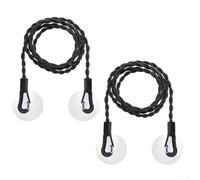 Tendedero compacto para exteriores con cuerda elástica, longitud ajustable para secar ropa y objetos pequeños con ganchos