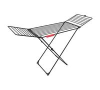 Tendedero con alas Extra Ultimate (Longitud cuerda de tender: 20 m, L x An x Al: 173 x 55,5 x 116 cm, Negro)
