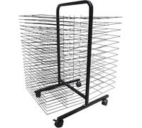 Tendedero De Arte para Aula Tendedero De Pintura Móvil con Ruedas Organizador De Arte Y Pinturas Estante para Estudio De Arte(38-Layer)