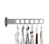 Tendedero de pared - Secador de ropa plegable montado en la pared, diseño de ahorro de espacio, organizador colgante de lavandería para baño, ducha, balcón, apartamento, armario