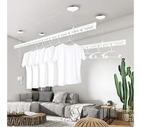 Tendedero de polea para secadora de techo, solución compacta para ropa interior que ahorra espacio para un secado eficiente