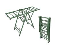 Tendedero de Ropa con Pinzas para Calcetines, de aleación de Aluminio con diseño de alas de Gaviota, Plegable para un fácil Almacenamiento, tendedero Plegable para Interiores y Exteriores.