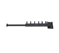 Tendedero de Ropa Montado en la Pared para Riel Giratorio para Ropa, Estante Colgante Plegable para Actividades, Color Negro, para Pequeños Estantes de Secado para Colgar en la