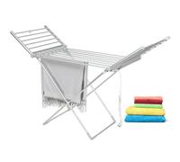 Tendedero eléctrico calefactable XXL con calefacción, tendedero calefactado
