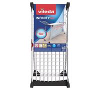 Vileda Infinity Flex XXL Tendedero, Varillas Telescópicas Extensibles, Ya Montado, Blanco, Grande, Seca la Prenda