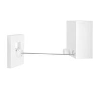 Tendedero extensible Lavandería 4,20 m Blanco Montaje en pared Kingpower