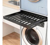 Tendedero Extensible Y Ajustable para Lavadora, Organizador De Pantalones De Aluminio para Armario, Cajón Multifuncional Que Ahorra Espacio, D: 44cm (17.32in) W: 66-71cm(25.98-21.75in)