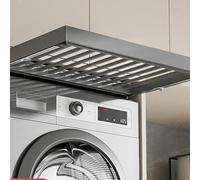 Tendedero Invisible For Ropa, Perchero For Lavadora, Cesta Extraíble For Armario Incorporado, Artefacto De Almacenamiento con Riel Deslizante For Cajón De Pantalón De Balcón Tipo Cajón (Color : Nero