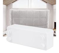 Tendedero invisible, tendedero impermeable con hebilla en forma de U para exteriores para colgar la ropa seca y húmeda(blanco)
