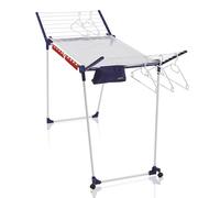 Leifheit Tendedero con alas Pegasus 200 Solid Deluxe Mobile, tendedero de Ropa Plegable con Equipamiento Completo, tendedero Exterior e Interior