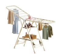 Tendedero Plegable 3 Niveles, Tendedero Multifuncional con Polea Oculta Fácil Plegado Tendedero Independiente Alta Resistencia para Balcón o Dormitorio