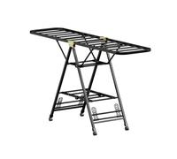 Tendedero Plegable 3 Niveles, Tendedero Multifuncional con Polea Oculta Fácil Plegado Tendedero Independiente Alta Resistencia para Balcón o Dormitorio