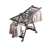 Tendedero plegable ajustable, resistente, sin instalación, ahorro de espacio, para interiores y exteriores, solución ideal para lavandería en color C