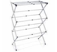 Tendedero plegable vertical extensible aluminio | Tendedero de ropa interior exterior | Ajustable en altura y anchura | Tendedero portátil compacto resistente | Drying rack 4 niveles Espacios pequeños