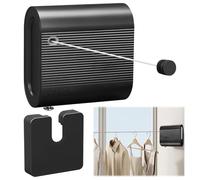 Tendedero Retractil Ajustable, 4.2 m Inoxidable Tendedero Retractable, Tendedero de Pared Que no se Descuelga, Tendedero de Pared Portátil, Cuerda Retráctil Pared Montado para Balcón, Baño, Dormitorio