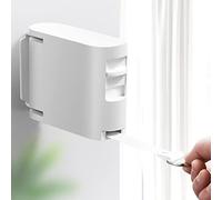 Tendedero retráctil ajustable extensible para interiores, montaje en pared, secado de ropa, tendedero invisible para baño, balcón, interior y exterior (blanco)