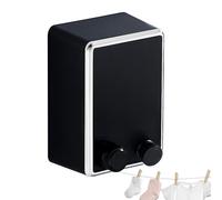 Tendedero retráctil, cordón perchero montado en la pared - Perchero de pared ajustable | Cuerda de secado de acero inoxidable resistente de 4,2 m, cable de secado retrato