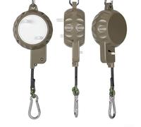 Tendedero retráctil de 8 m para uso al aire libre, ligero y portátil con funda para camping y senderismo