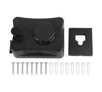 Tendedero retráctil para interiores de 5,1 m, ideal para exteriores e interiores con pared y montado en metal de aluminio (negro)