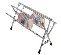 Tendedero Tendederos Plegables Tendedero De Ropa De Acero Inoxidable, Tendedero Para Ropa, Tendedero Plegable Con Ruedas Para Interiores Y Exteriores Tendedero Ropa Plegable ( Size : 200cm/79in )