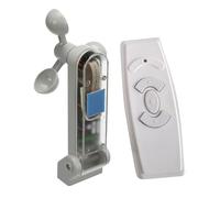 TENDEEVOLUTION Central de Mando para Toldo con Mando a Distancia y Sensor de Lluvia y Viento, con Anemómetro Exterior para Accionar Automáticamente el Motor Toldo Exterior (Sensor de lluvia y viento)