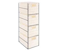 Tendencia - Mueble de metal con 4 cajones de papel - blanco